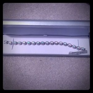 NIB Sterling silver opal bracelet